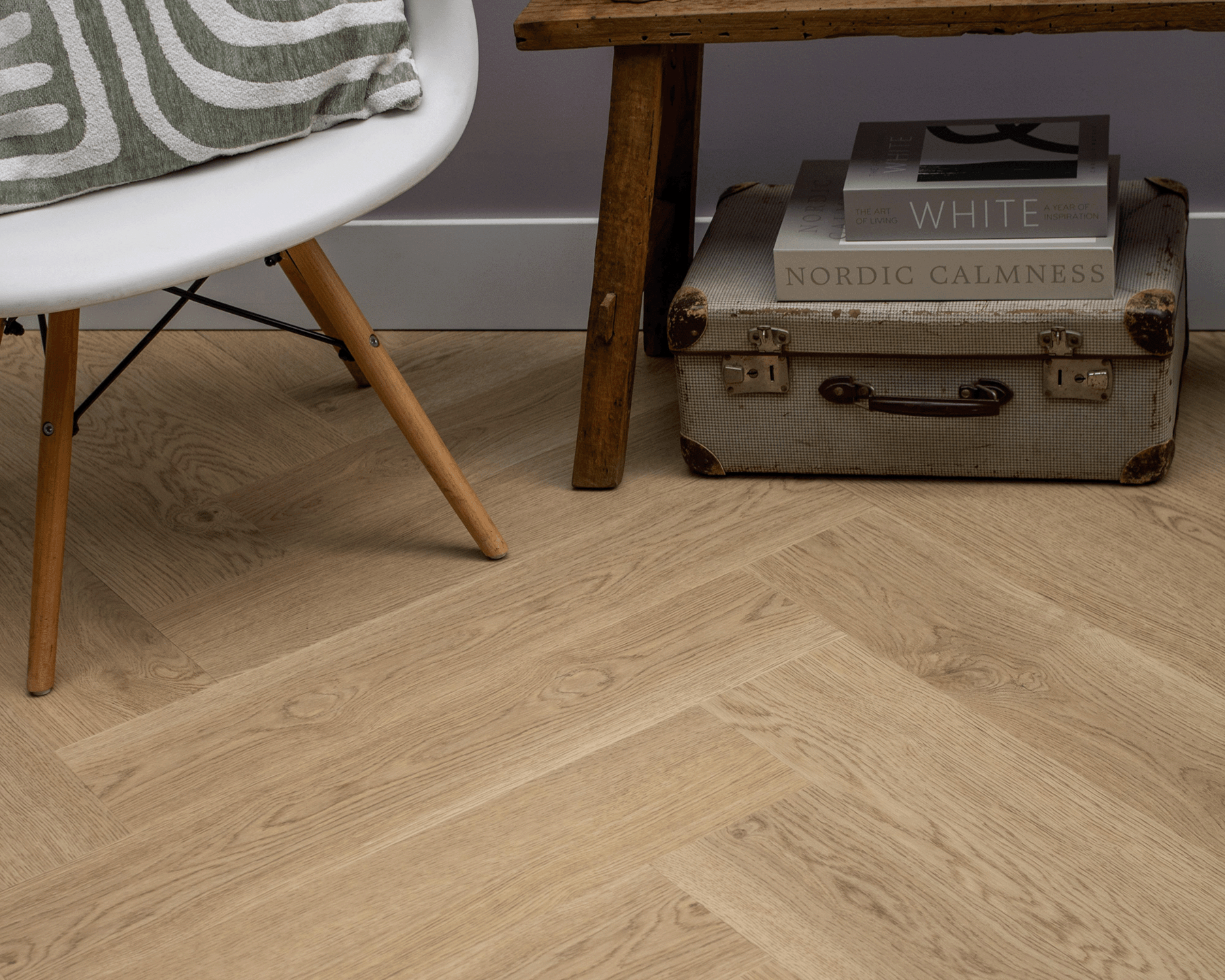 Ganges Visgraat Plak PVC vloer - detailfoto 1