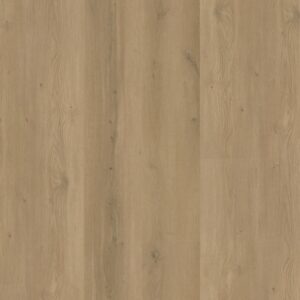 Bovenaanzicht van de Ambiant – Espero Dryback Warm Oak PVC plakvloer, tonend de warme eiken kleur en natuurgetrouwe